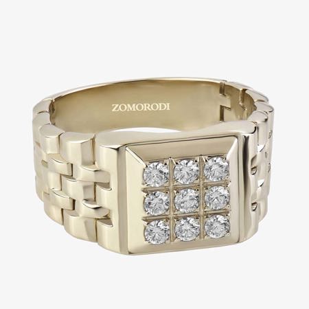 Detail Men's Diamond Ring
